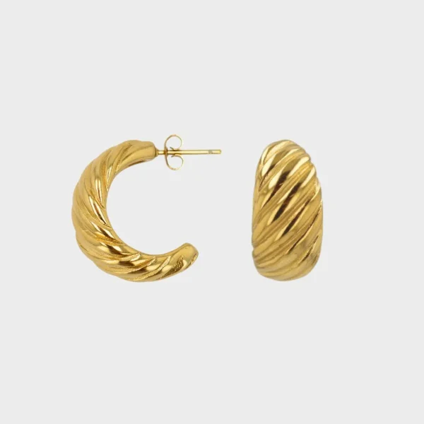 Øreringe*Winther Studio Baguette Hoops