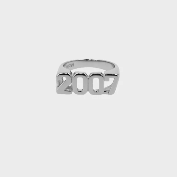 Ringe | Julegaver*Winther Studio Birth Year Ring - Sølv