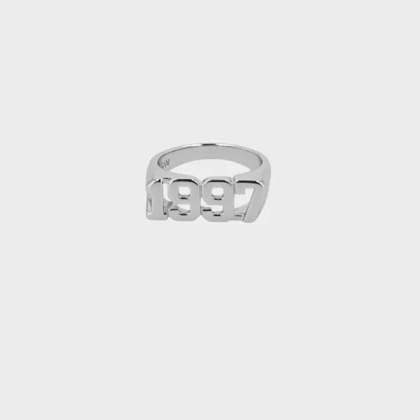 Ringe | Julegaver*Winther Studio Birth Year Ring - Sølv