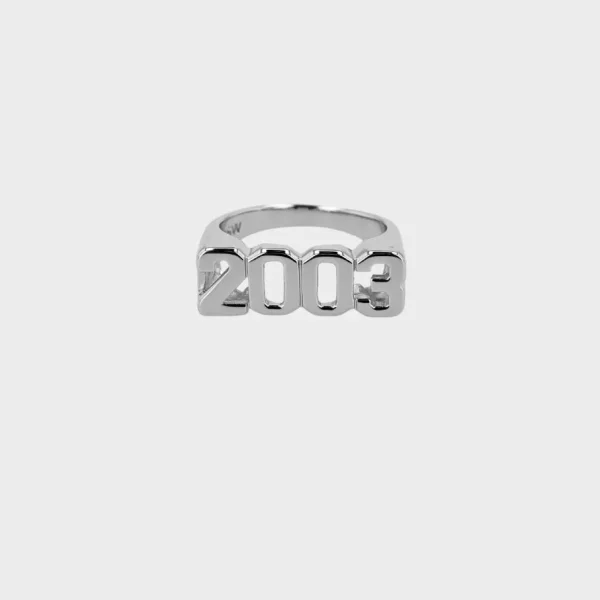 Ringe | Julegaver*Winther Studio Birth Year Ring - Sølv