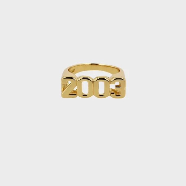 Ringe | Julegaver*Winther Studio Birth Year Ring Guld