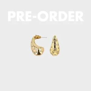 Øreringe*Winther Studio Drop Stone Øreringe - Pre-Order Guld