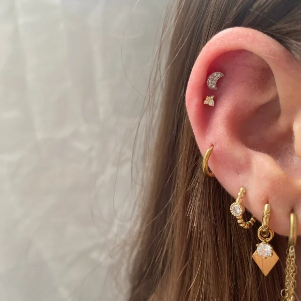 Øreringe | Piercingsmykker*Winther Studio Lapis Piercing Sølv