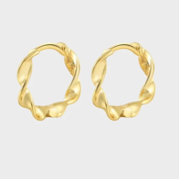 Øreringe*Winther Studio Mini Twisted Hoops