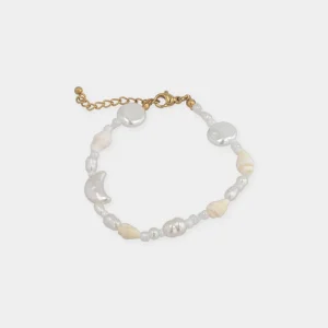 Armbånd*Winther Studio Pearly Moon Armbånd Hvid