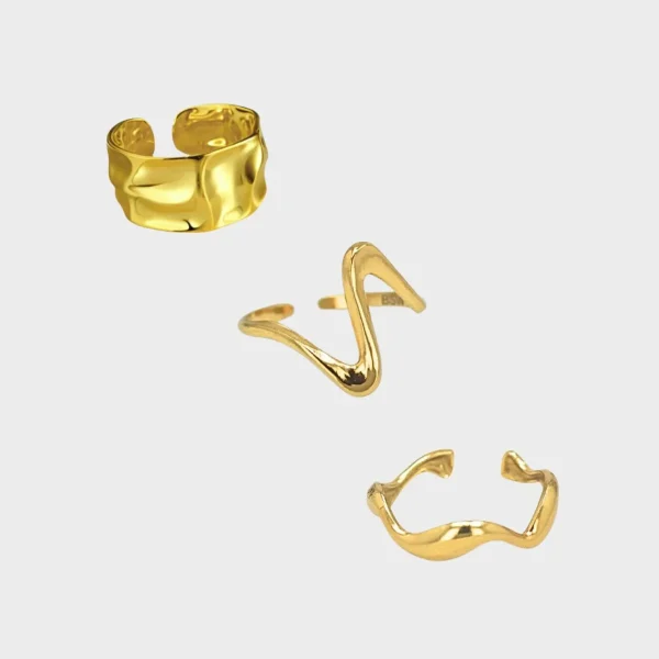 Smykkesæt | Ringe*Winther Studio Pre-Order Ring Mix - farvet Guld