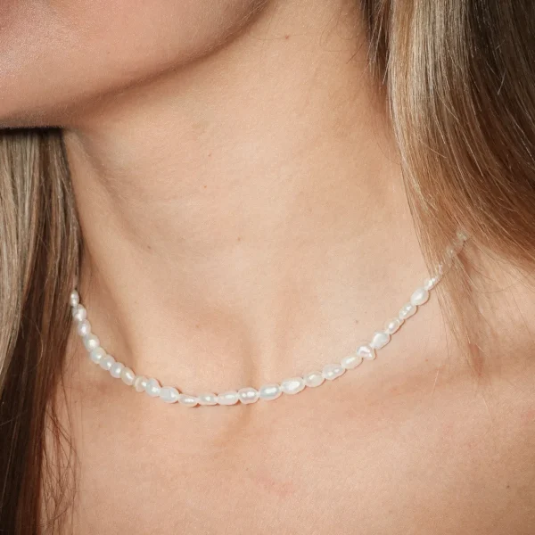 Konfirmation | Halskæder*Winther Studio Small Pearl Choker Guld